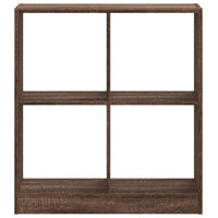 Libreria Rovere Marrone 68,5x32x75 cm in Legno Multistrato 852813