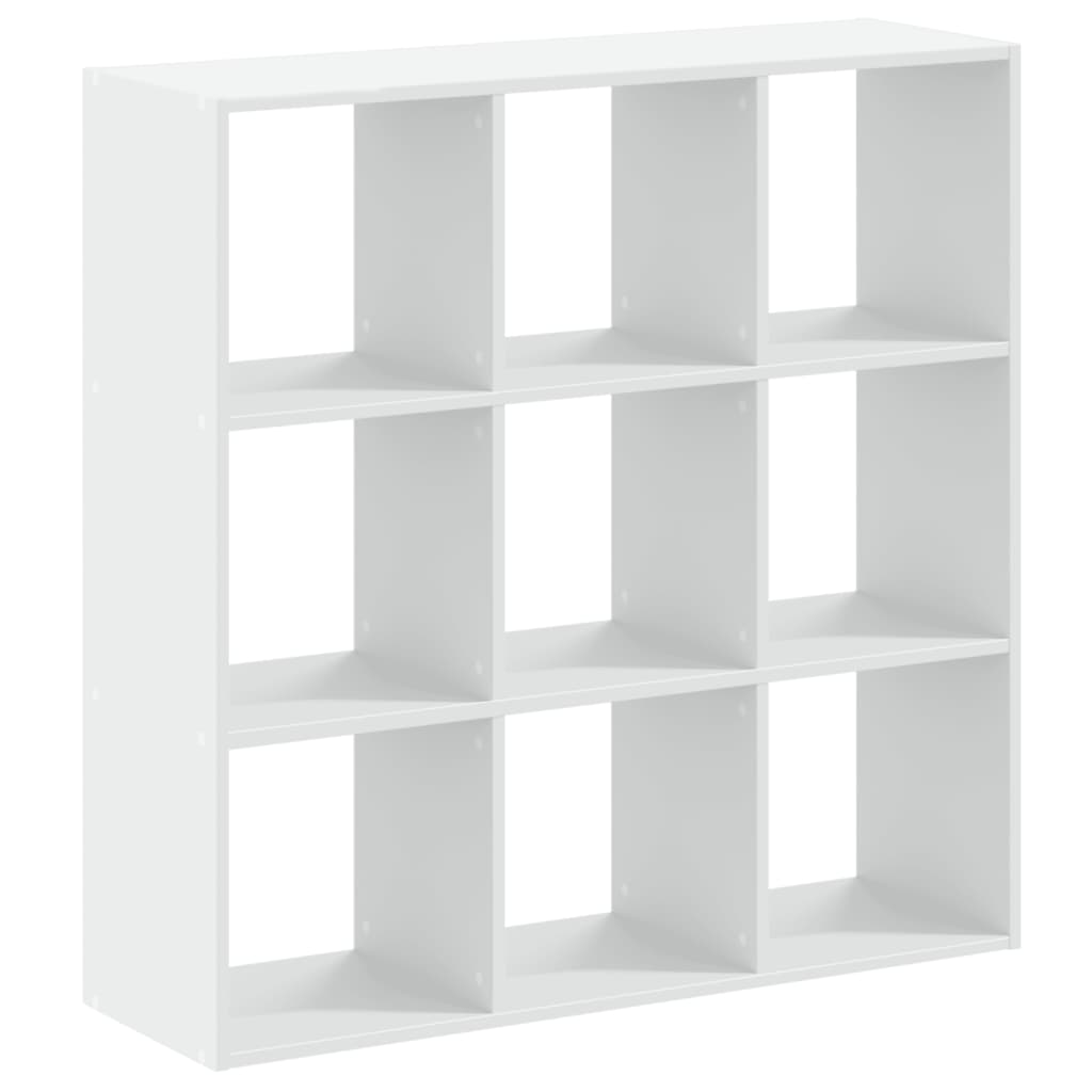 Libreria Bianca 102x32x102 cm in Legno Multistrato 852816