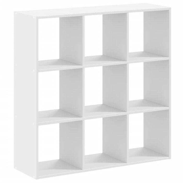 Libreria Bianca 102x32x102 cm in Legno Multistrato 852816