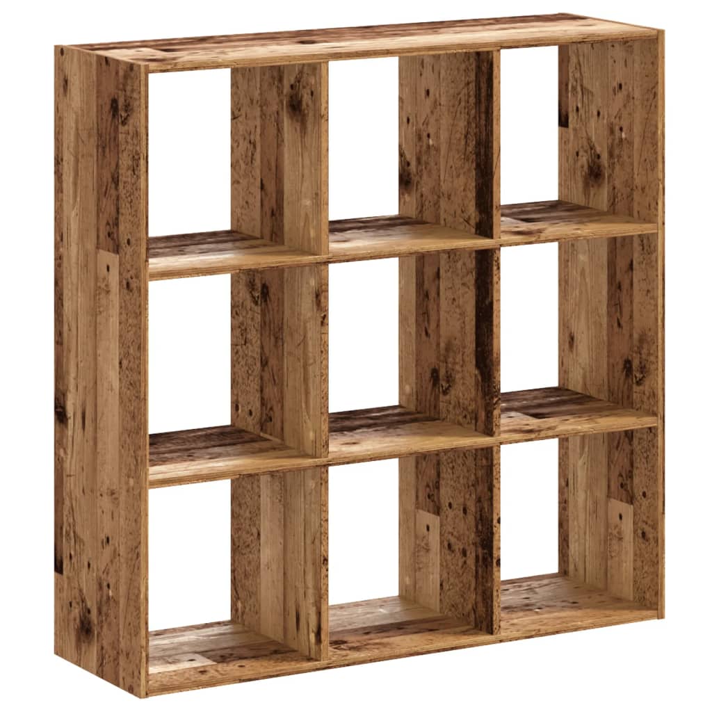 Libreria Legno Antico 102x32x102 cm in Legno Multistrato 852823