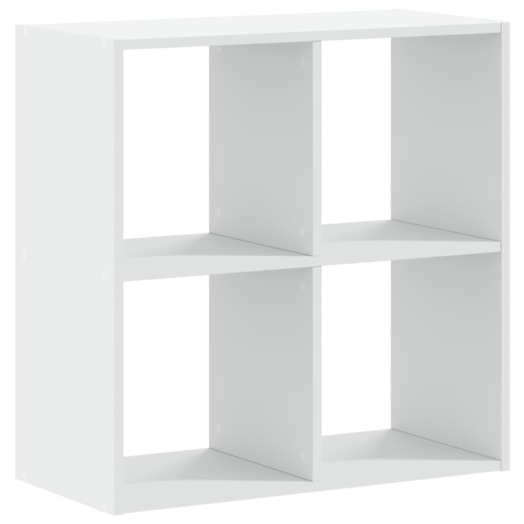 Libreria Bianca 68,5x32x68,5 cm in Legno Multistrato 852825