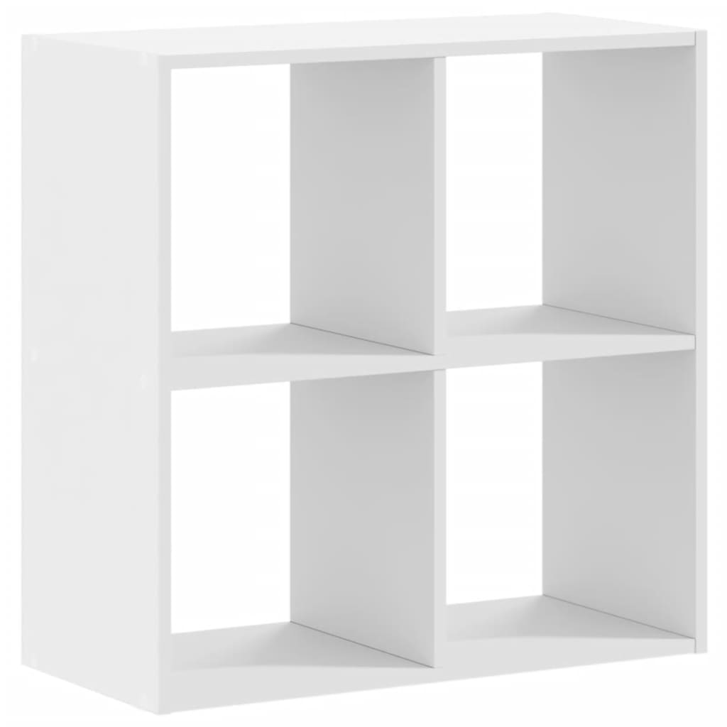 Libreria Bianca 68,5x32x68,5 cm in Legno Multistrato 852825