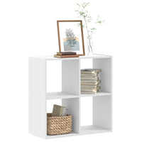 Libreria Bianca 68,5x32x68,5 cm in Legno Multistrato 852825