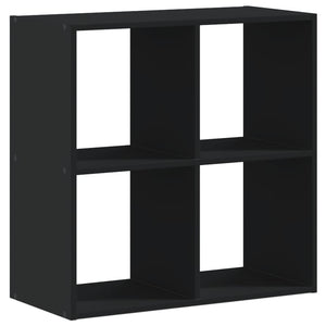 Libreria Nera 68,5x32x68,5 cm in Legno Multistrato 852826