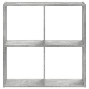 Libreria Grigio Cemento 68,5x32x68,5 cm in Legno Multistrato 852828