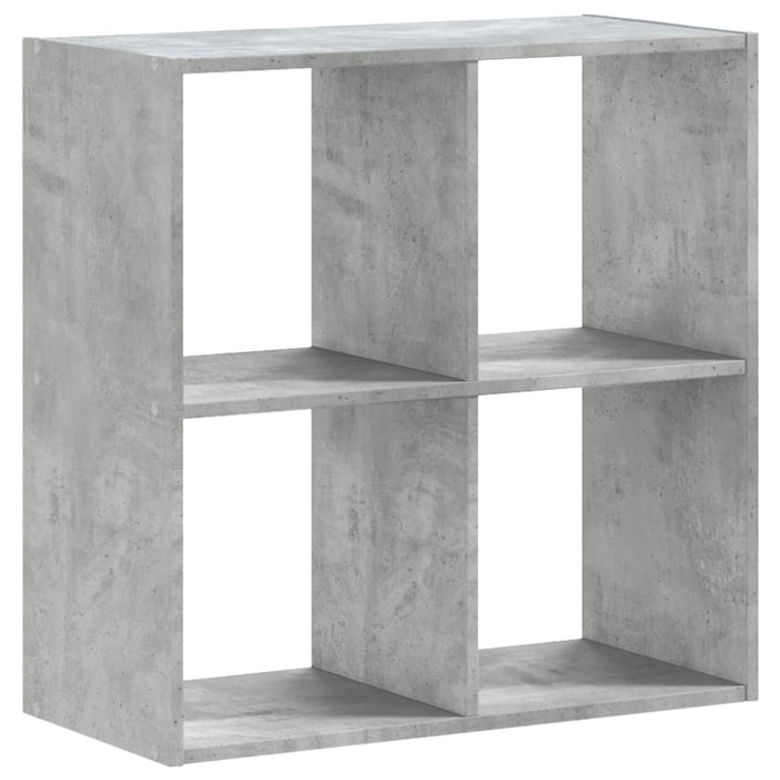 Libreria Grigio Cemento 68,5x32x68,5 cm in Legno Multistrato 852828