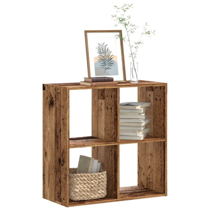 Libreria Legno Antico 68,5x32x68,5 cm in Legno Multistrato 852832