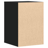 Cassettiera Angolare Nera 40x41x58 cm in Legno Multistrato 852835