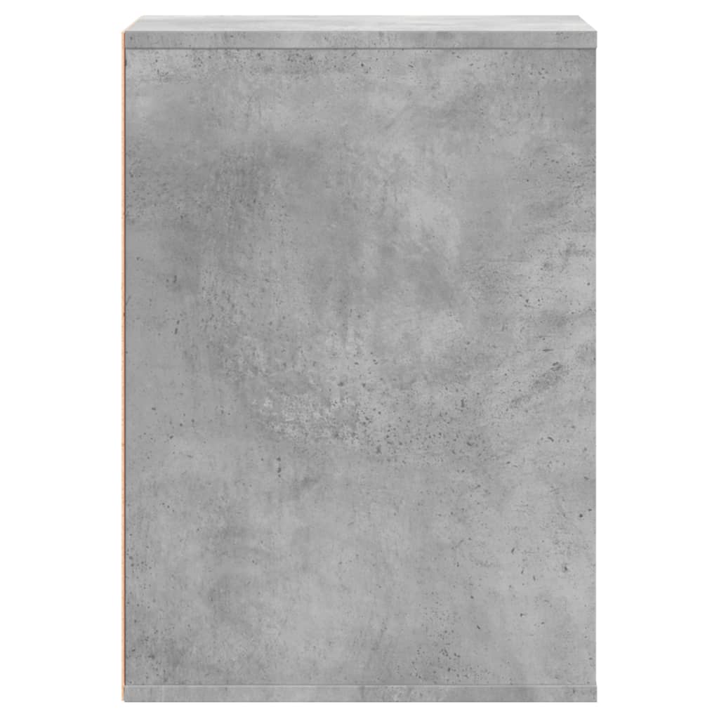 Cassettiera Angolo Grigio Cemento 40x41x58cm Legno Multistrato 852837