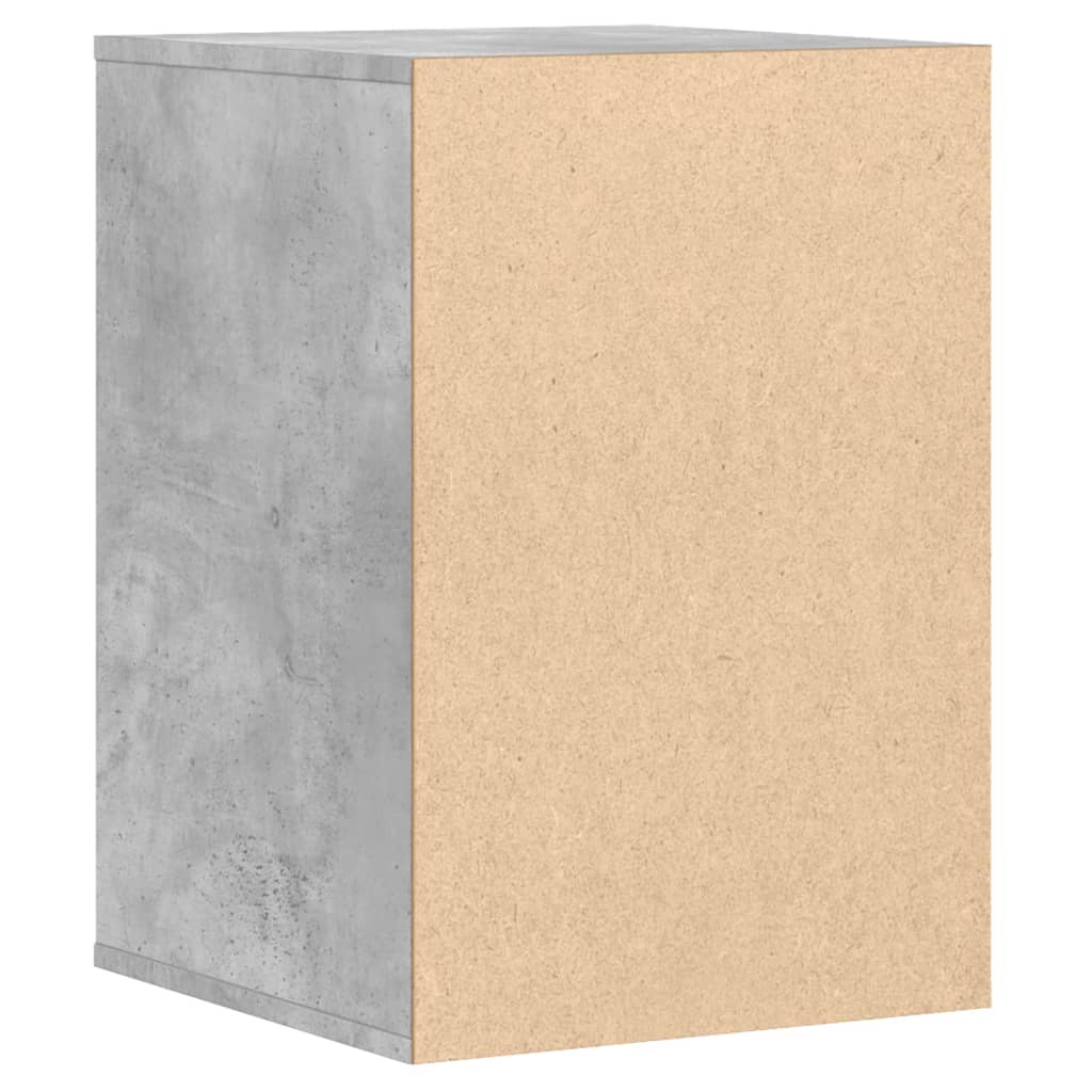 Cassettiera Angolo Grigio Cemento 40x41x58cm Legno Multistrato 852837