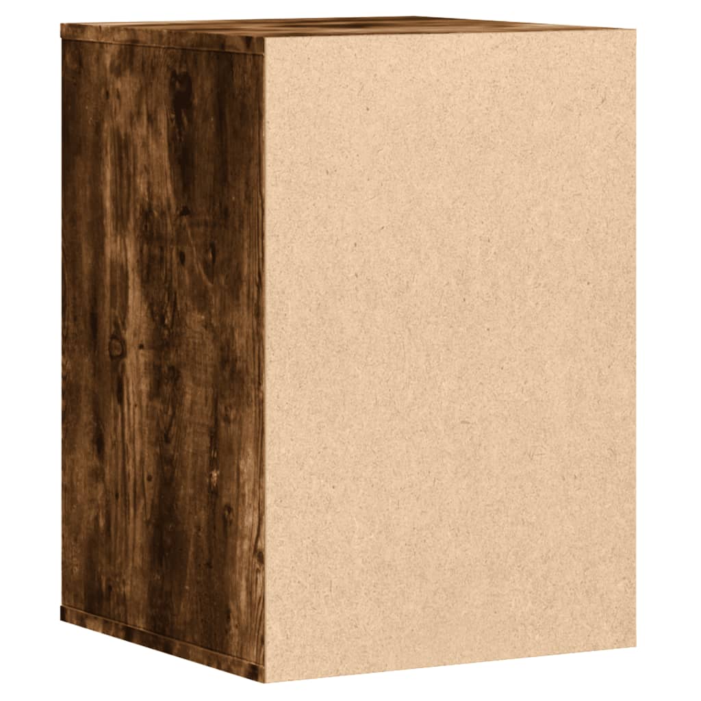 Cassettiera Angolare Rovere Fumo 40x41x58cm Legno Multistrato 852838