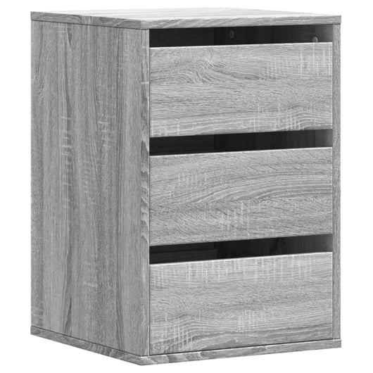 Cassettiera Angolare Grigio Sonoma 40x41x58cm Legno Multistrato 852839