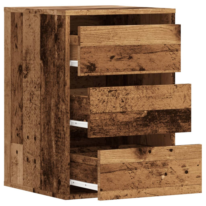 Cassettiera Angolare Legno Antico 40x41x58 cm Legno Multistrato 852841