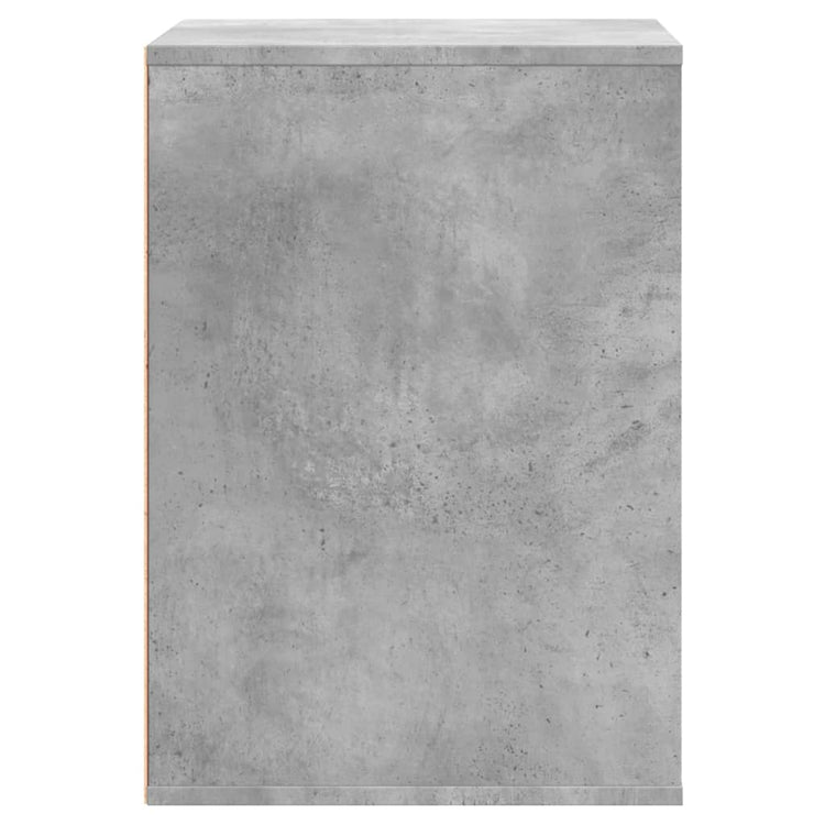 Cassettiera Angolo Grigio Cemento 60x41x58cm Legno Multistrato 852846