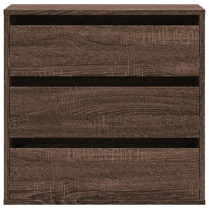 Cassettiera Angolo Rovere Marrone 60x41x58cm Legno Multistrato 852849