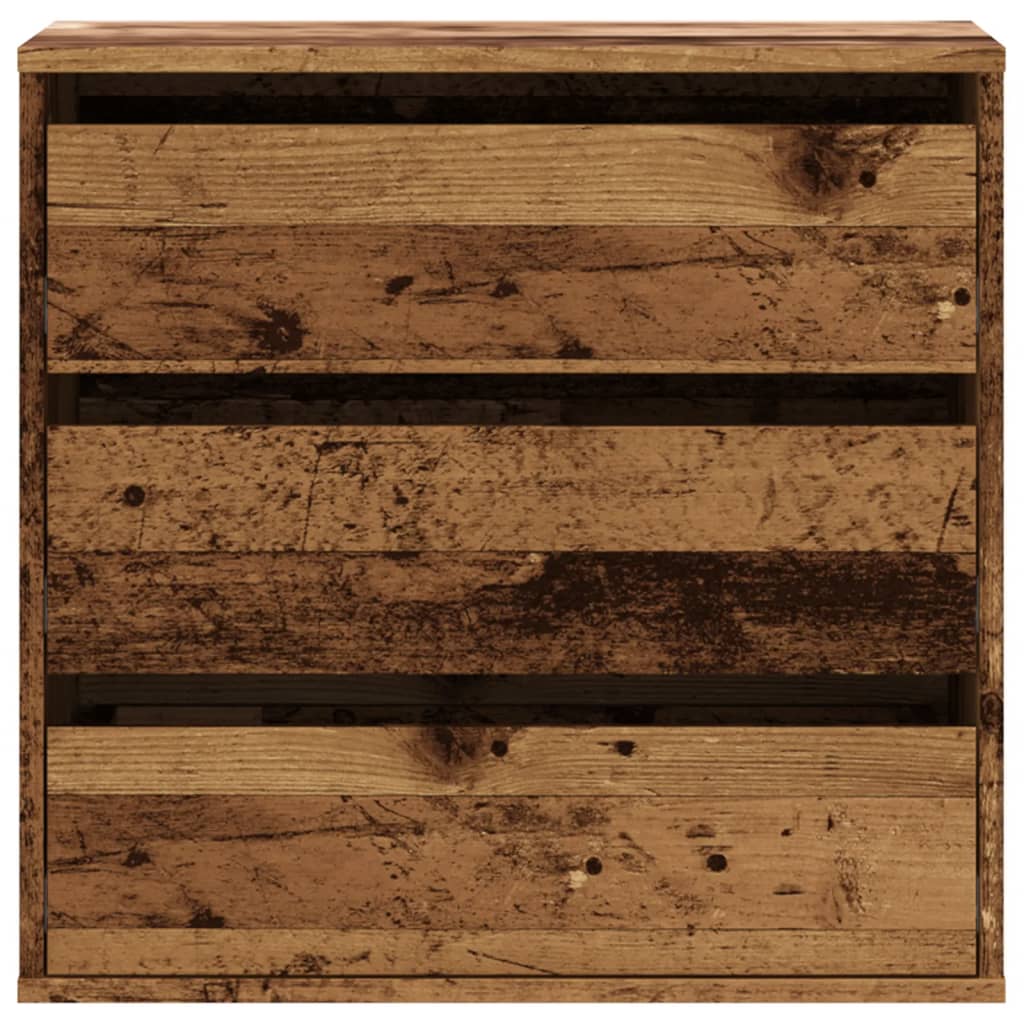 Cassettiera Angolare Legno Antico 60x41x58 cm Legno Multistrato 852850