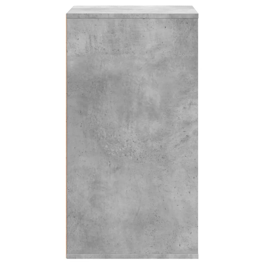 Cassettiera Angolo Grigio Cemento 60x41x76cm Legno Multistrato 852873