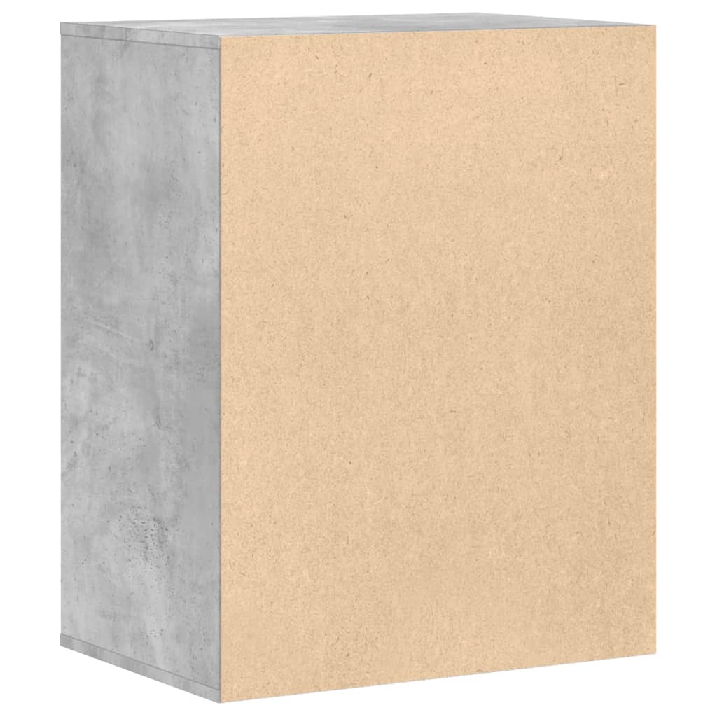 Cassettiera Angolo Grigio Cemento 60x41x76cm Legno Multistrato 852873