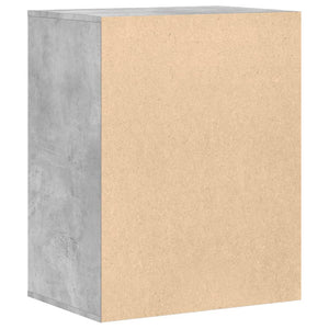 Cassettiera Angolo Grigio Cemento 60x41x76cm Legno Multistrato 852873