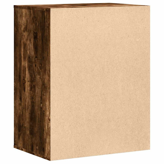 Cassettiera Angolare Rovere Fumo 60x41x76cm Legno Multistrato 852874