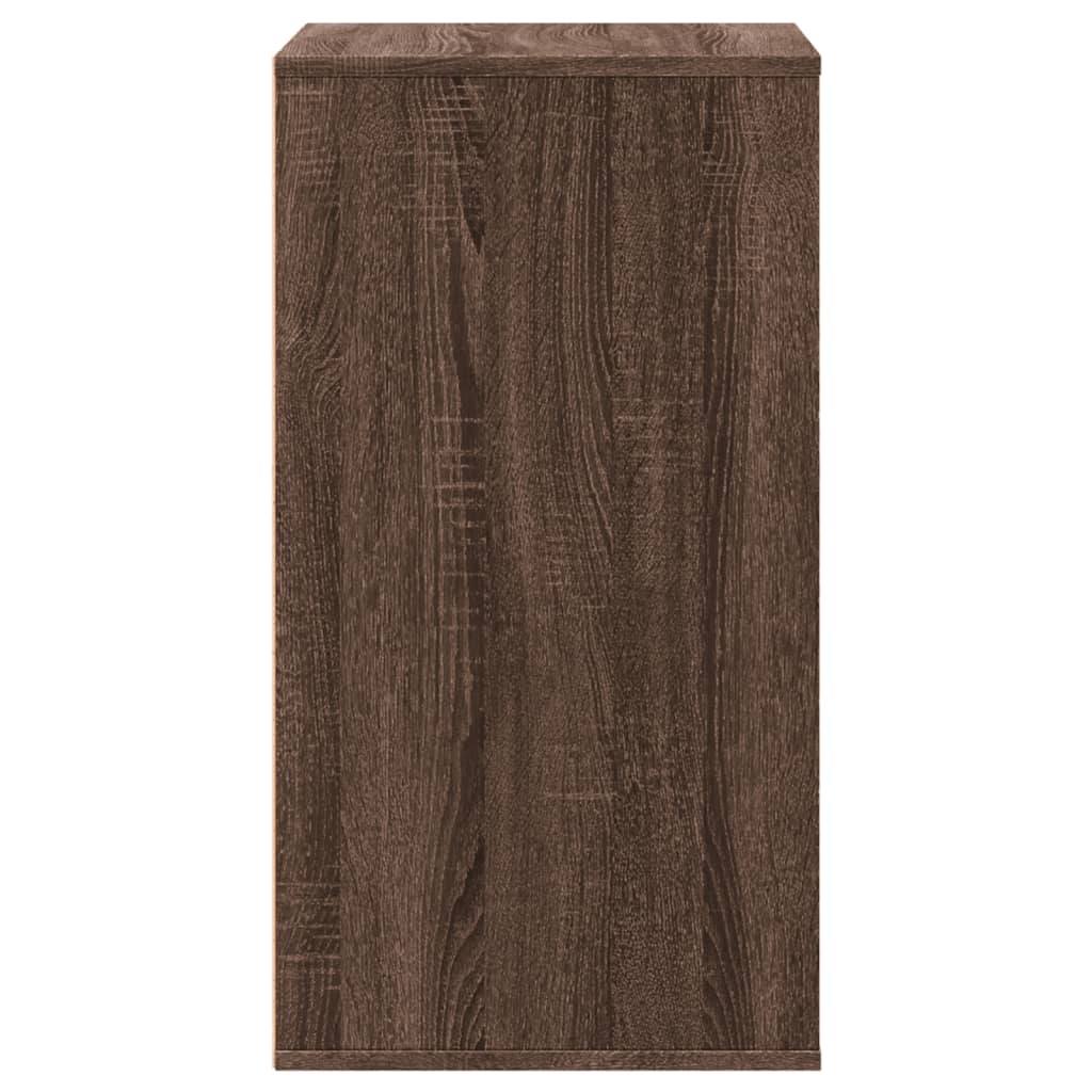 Cassettiera Angolo Rovere Marrone 60x41x76cm Legno Multistrato 852876