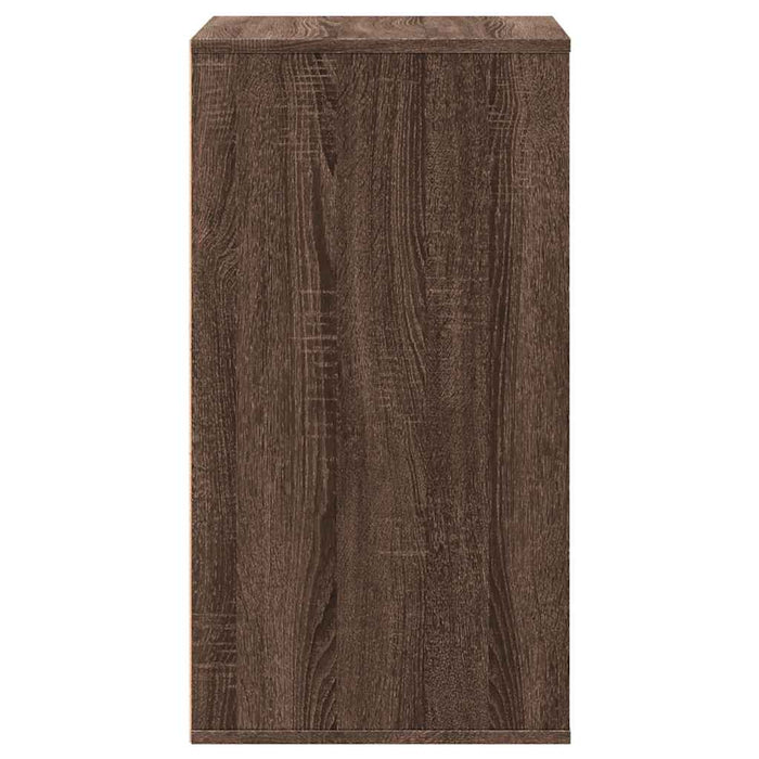 Cassettiera Angolo Rovere Marrone 60x41x76cm Legno Multistrato 852876