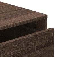 Cassettiera Angolo Rovere Marrone 60x41x76cm Legno Multistrato 852876