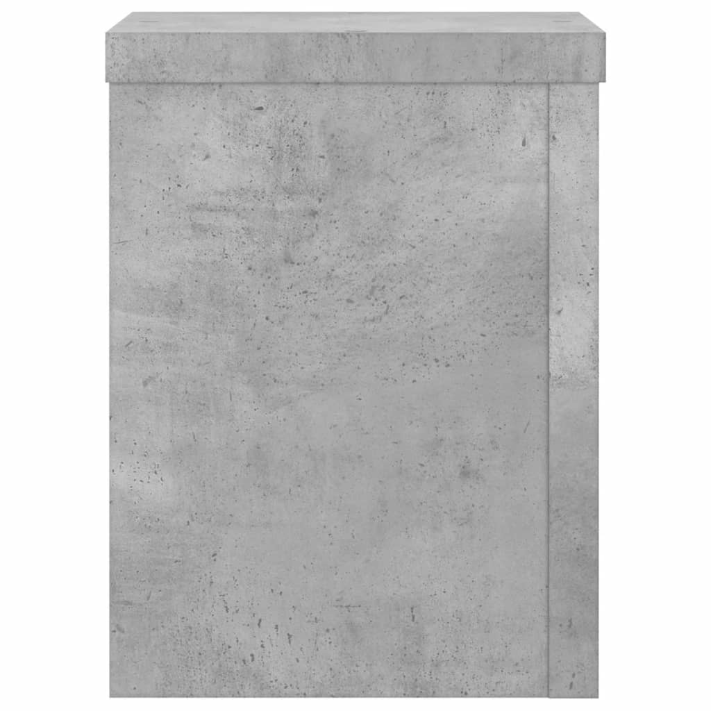 Supporti per Piante 2 pz Grigio 15x15x20 cm Legno Multistrato 852891