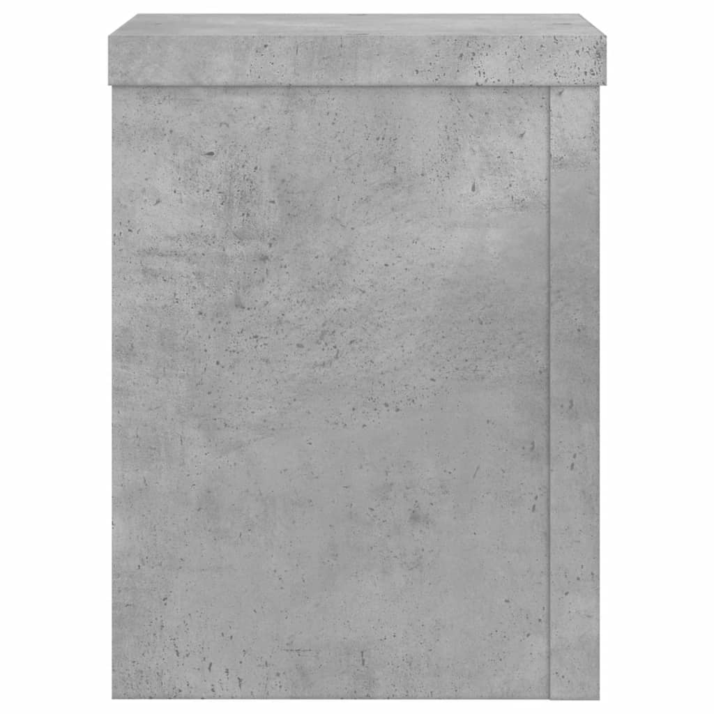 Supporti per Piante 2 pz Grigio 15x15x20 cm Legno Multistrato 852891