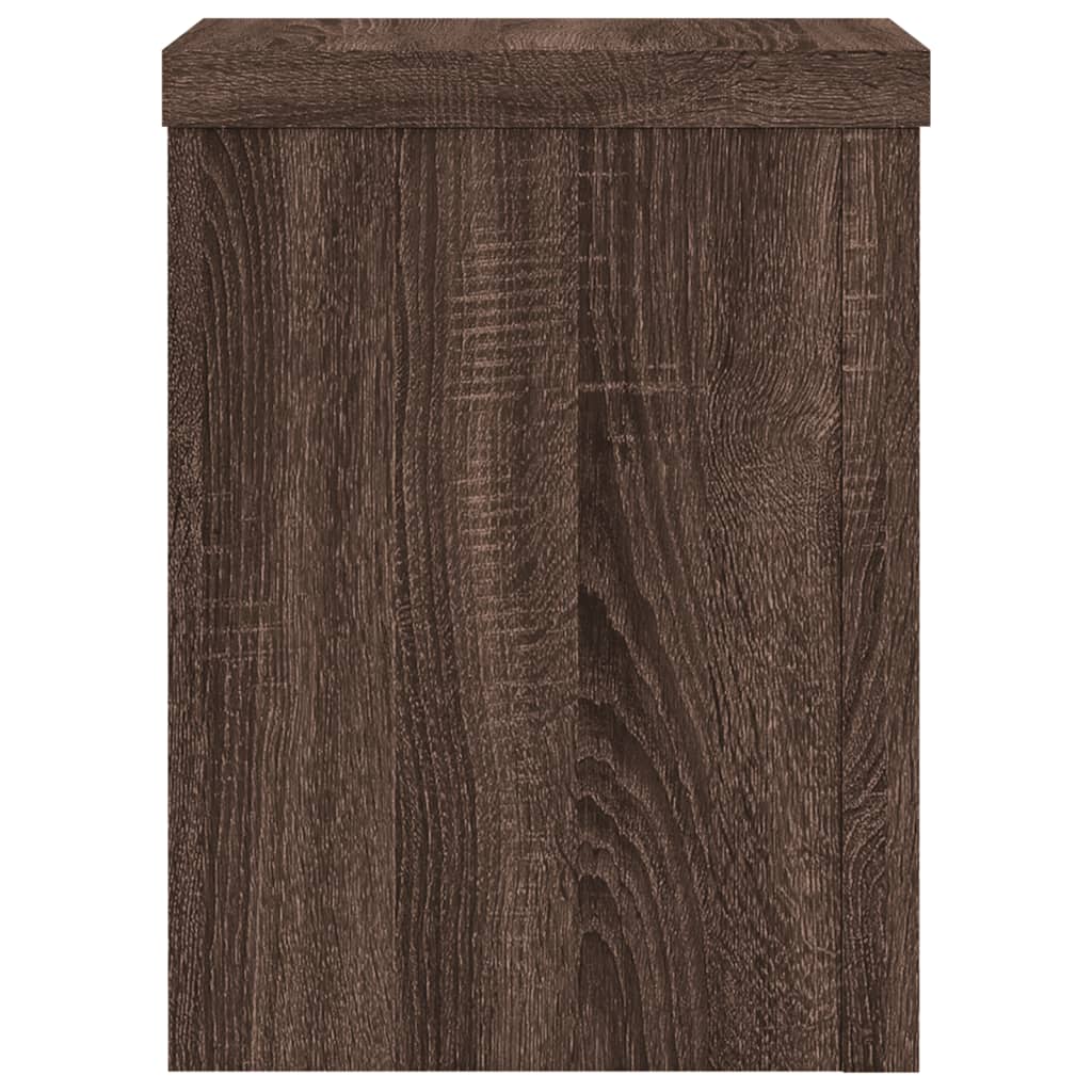 Supporti per Piante 2 pz Marrone 15x15x20 cm Legno Multistrato 852894