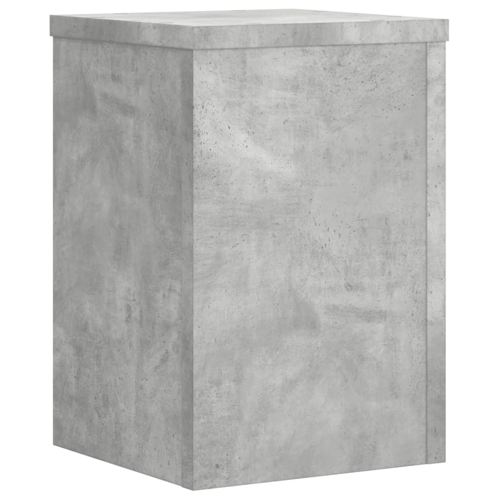 Supporti per Piante 2 pz Grigio 20x20x30 cm Legno Multistrato 852900