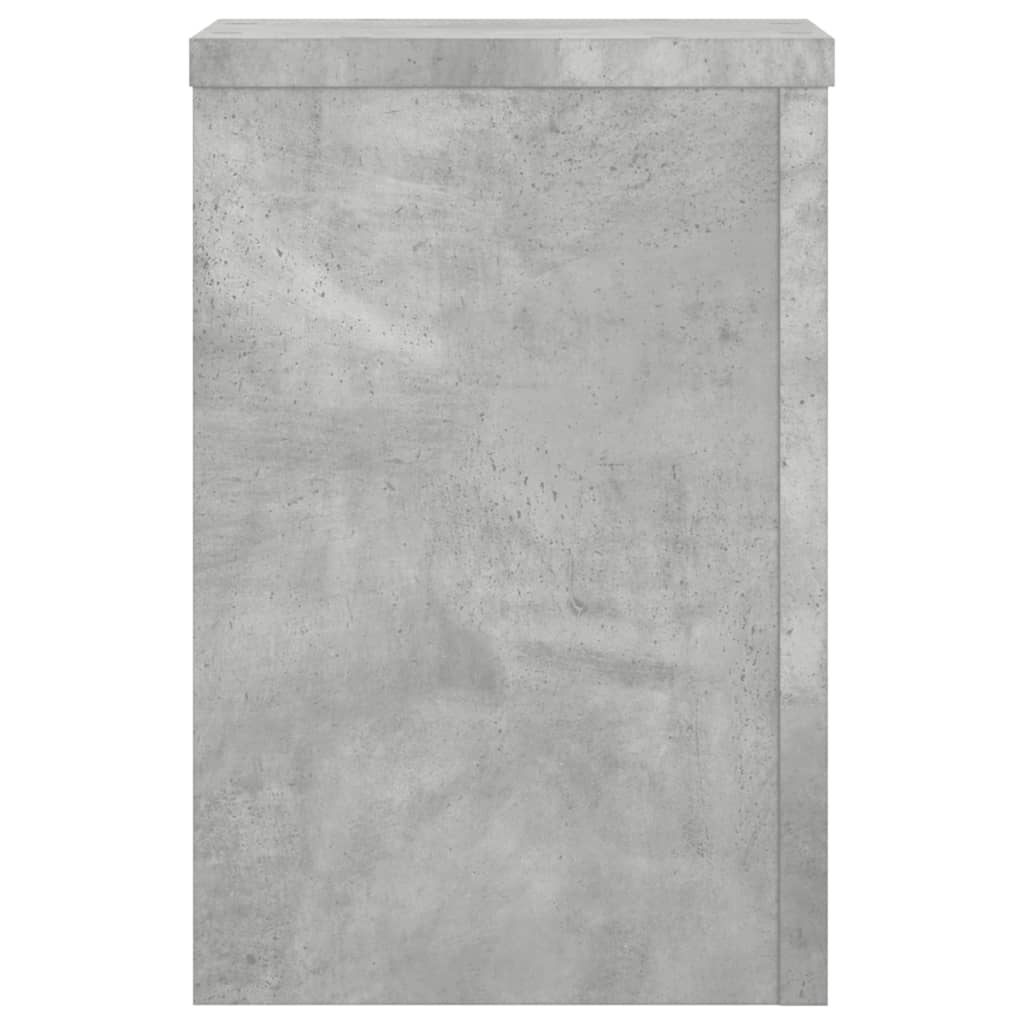 Supporti per Piante 2 pz Grigio 20x20x30 cm Legno Multistrato 852900