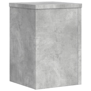 Supporti per Piante 2 pz Grigio 20x20x30 cm Legno Multistrato 852900