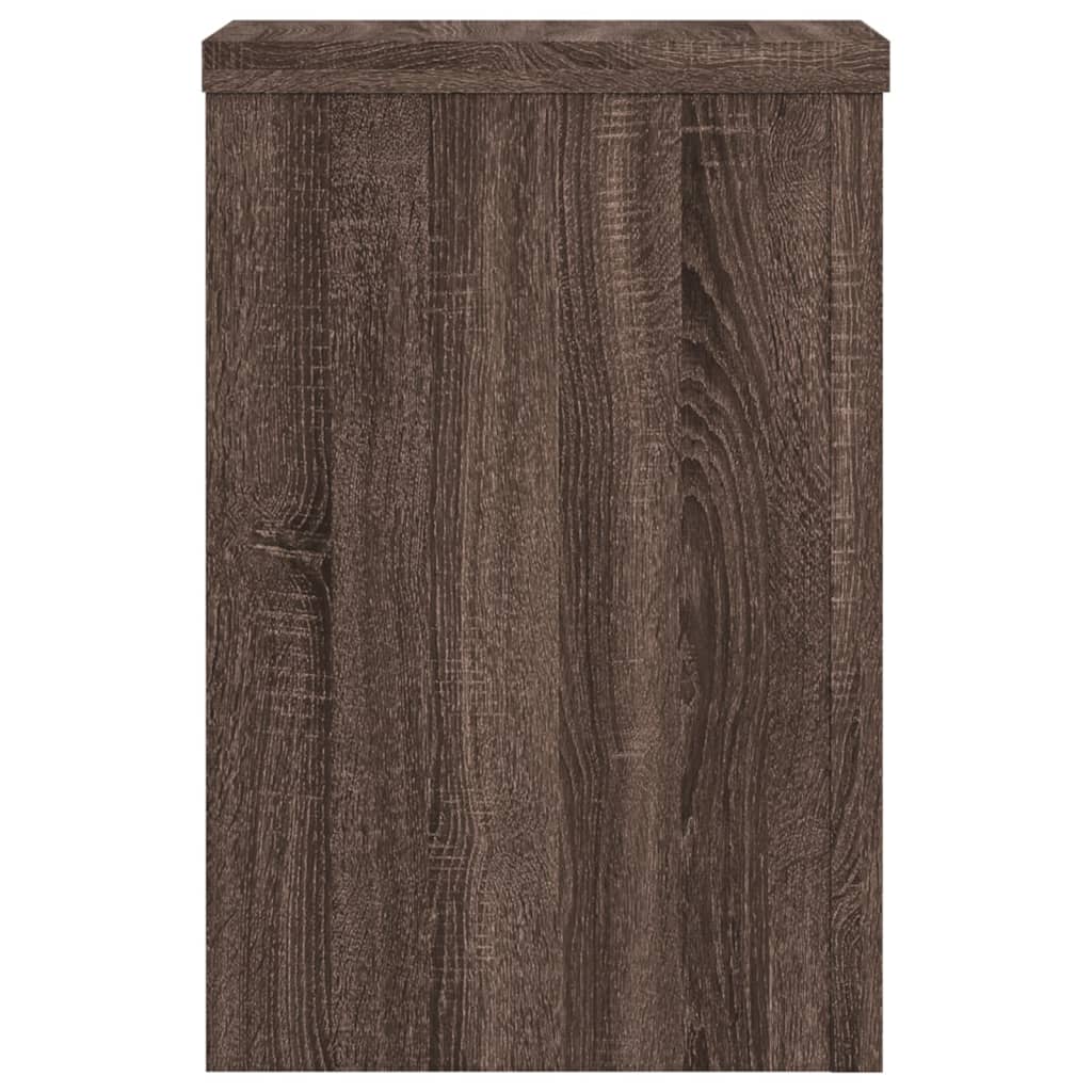 Supporti per Piante 2 pz Marrone 20x20x30 cm Legno Multistrato 852903