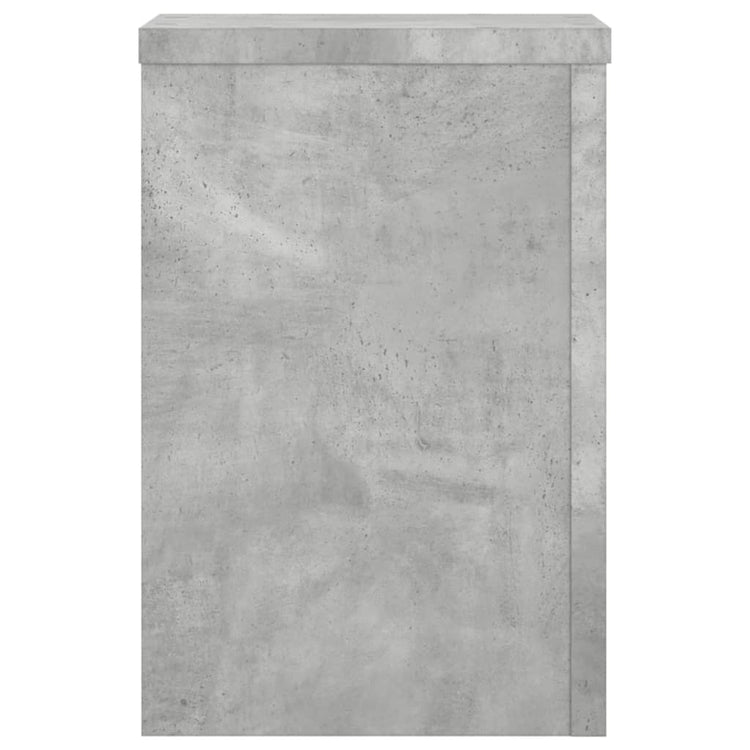 Supporti per Piante 2 pz Grigio 25x25x35 cm Legno Multistrato 852909