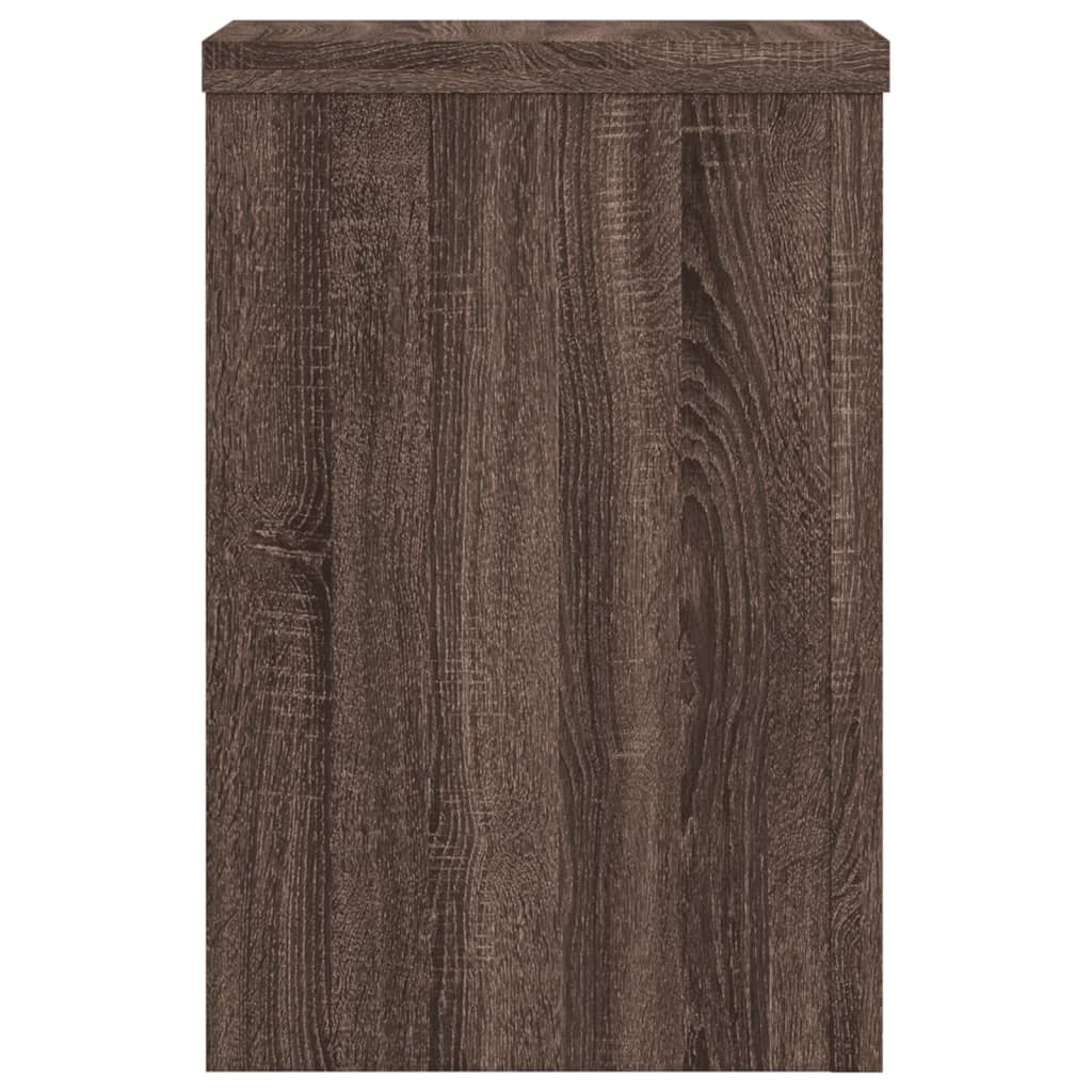 Supporti per Piante 2 pz Marrone 25x25x35 cm Legno Multistrato 852912