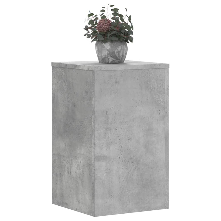 Supporti per Piante 2 pz Grigio 30x30x50 cm Legno Multistrato 852918