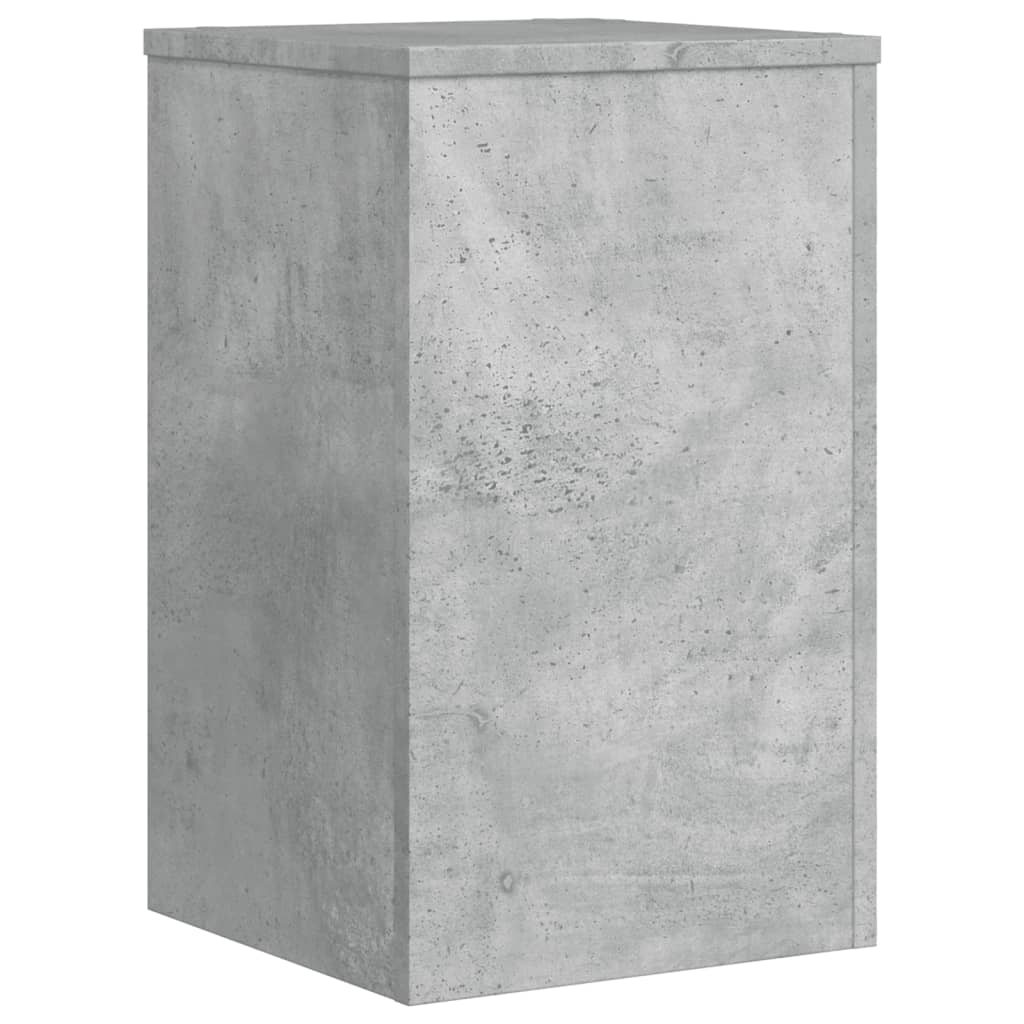 Supporti per Piante 2 pz Grigio 30x30x50 cm Legno Multistrato 852918