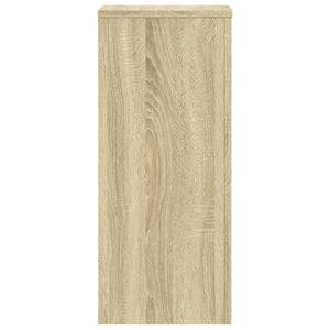 Supporti per Piante 2 pz Rovere 30x30x70 cm in Multistrato 852926