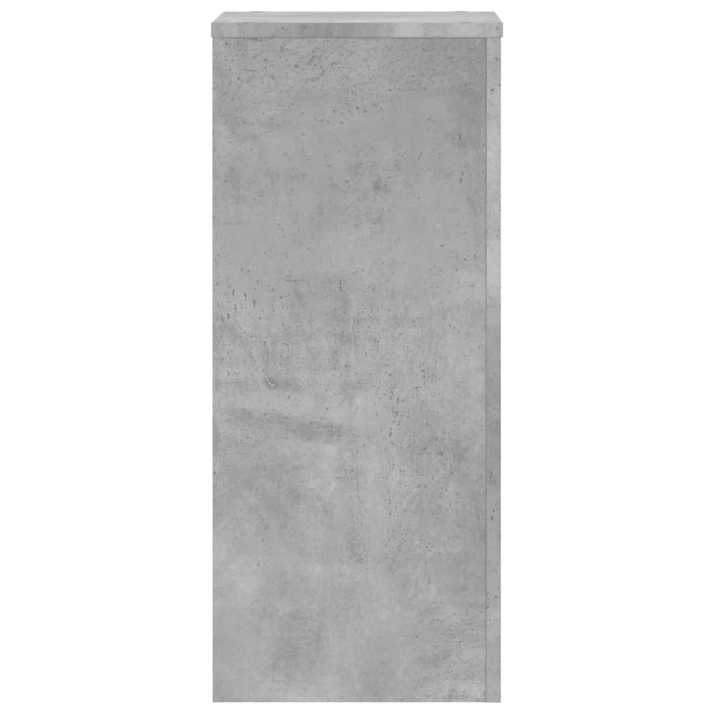 Supporti per Piante 2 pz Grigio 30x30x70 cm Legno Multistrato 852927