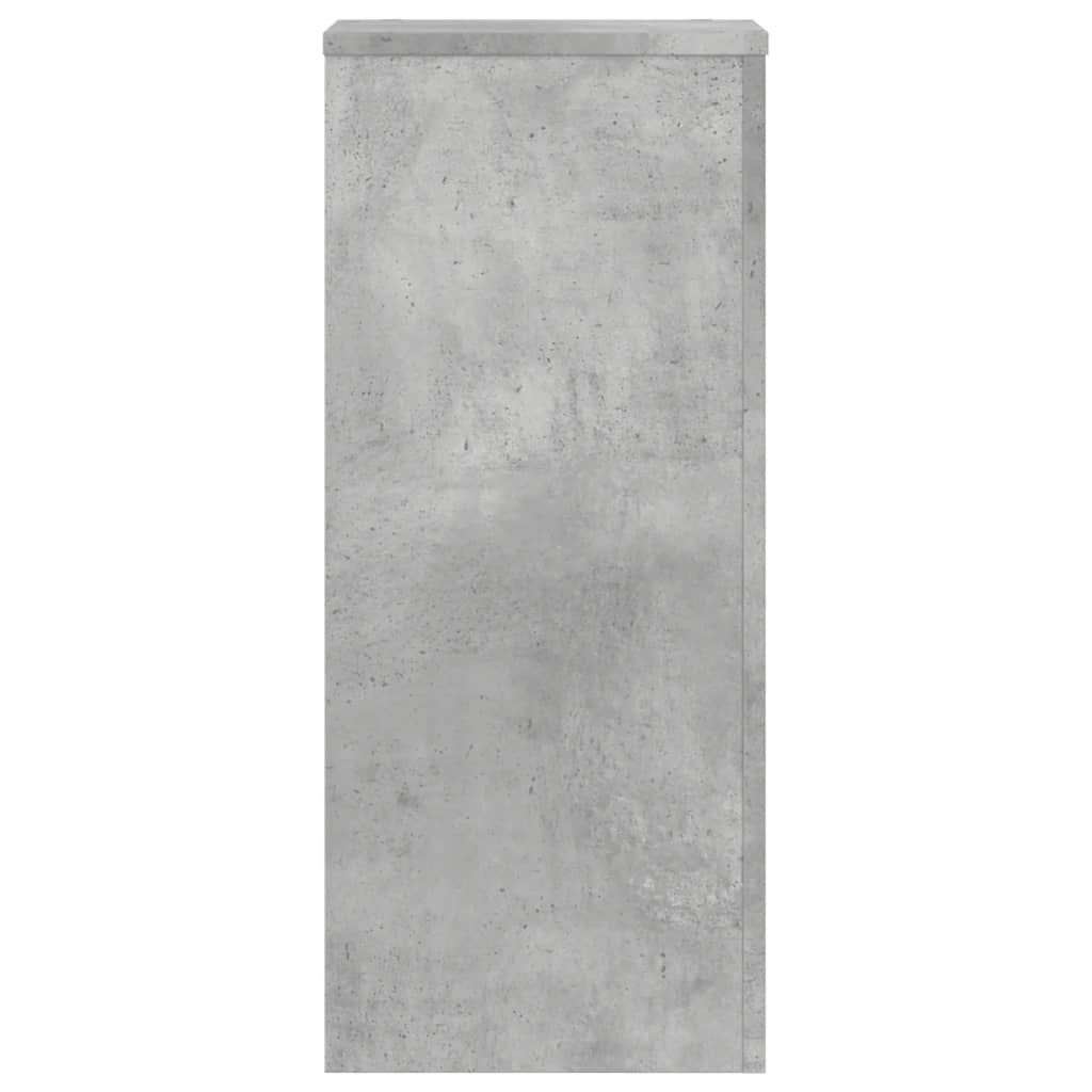 Supporti per Piante 2 pz Grigio 30x30x70 cm Legno Multistrato 852927