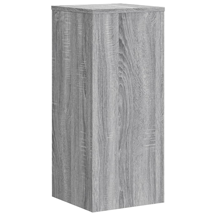 Supporti per Piante 2 pz Grigio 30x30x70 cm in Multistrato 852929