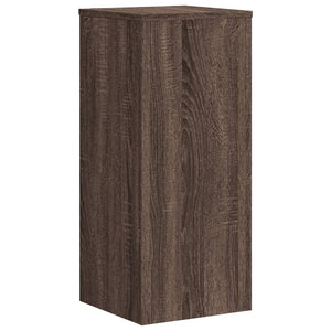 Supporti per Piante 2 pz Marrone 30x30x70 cm Legno Multistrato 852930