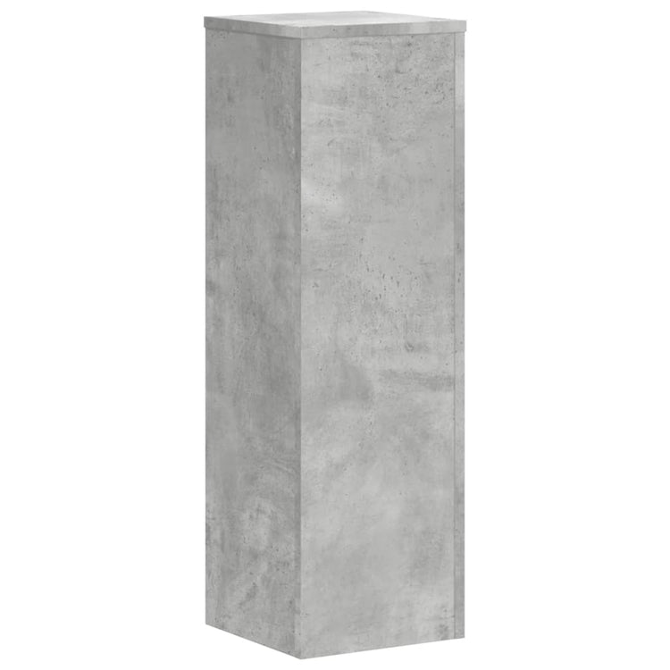 Supporti per Piante 2 pz Grigio 25x25x80 cm Legno Multistrato 852945