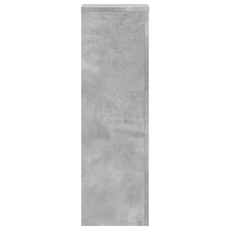 Supporti per Piante 2 pz Grigio 25x25x80 cm Legno Multistrato 852945