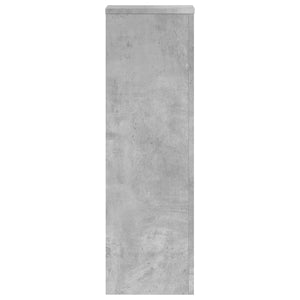 Supporti per Piante 2 pz Grigio 25x25x80 cm Legno Multistrato 852945