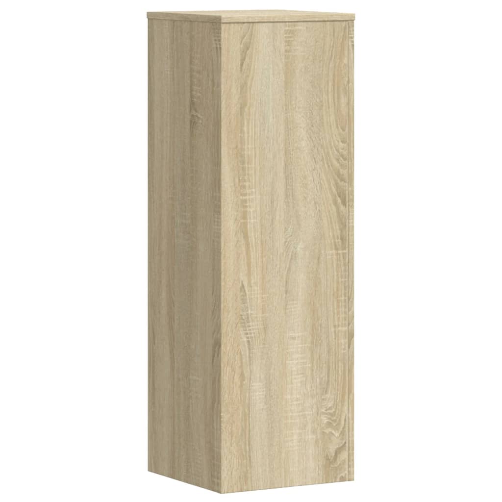 Supporto per Piante Rovere Sonoma 33x33x100cm Legno Multistrato 852953