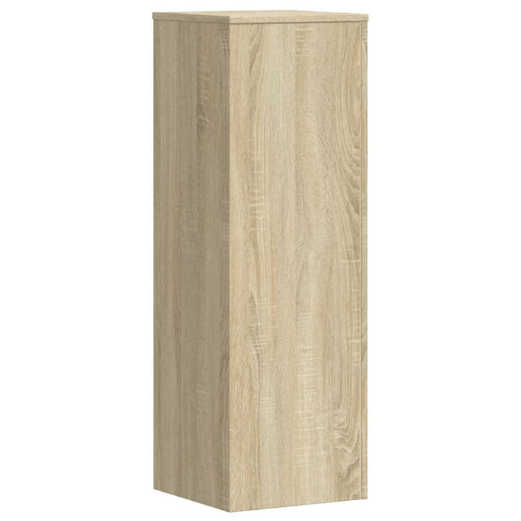 Supporto per Piante Rovere Sonoma 33x33x100cm Legno Multistrato 852953