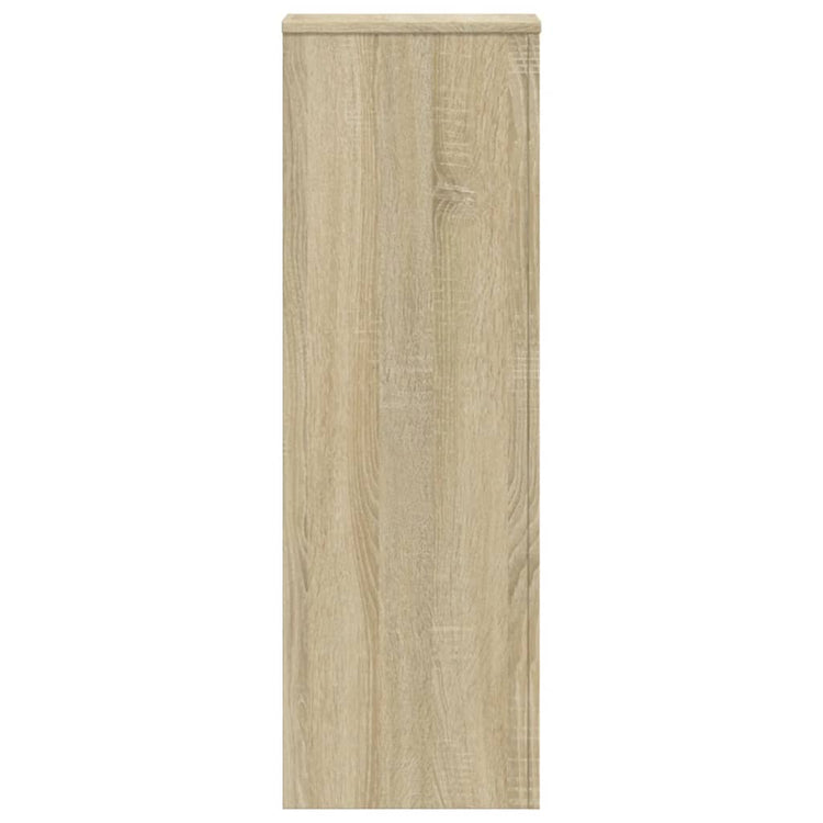 Supporto per Piante Rovere Sonoma 33x33x100cm Legno Multistrato 852953