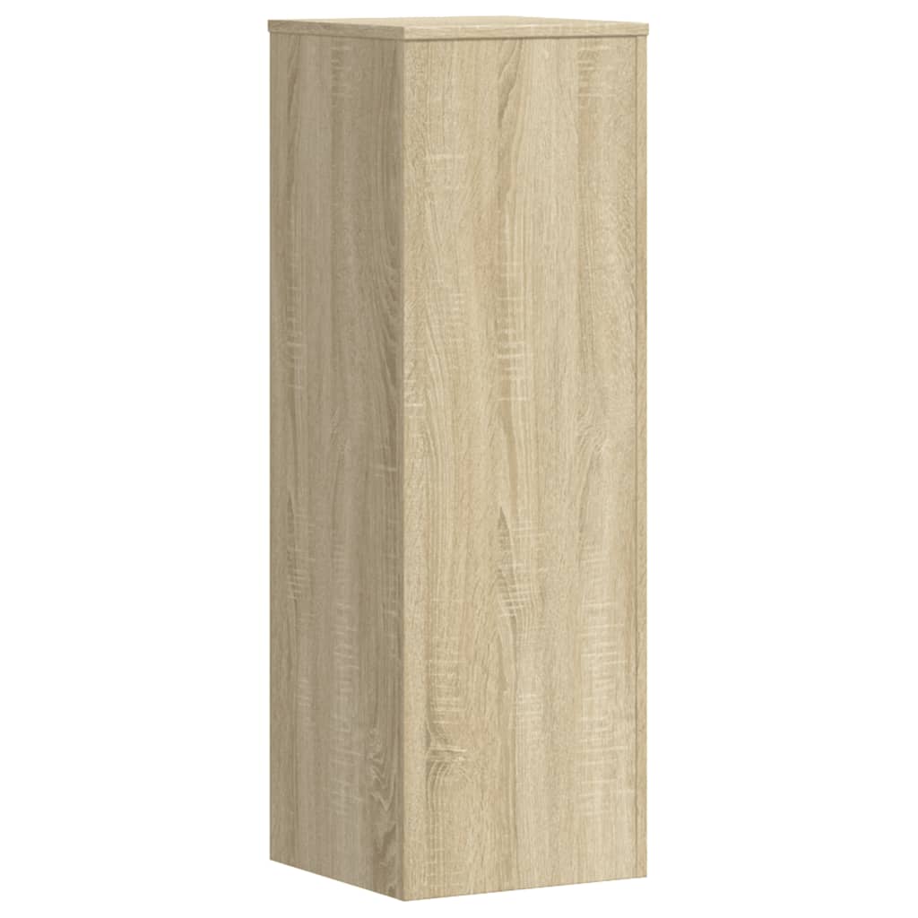 Supporto per Piante Rovere Sonoma 33x33x100cm Legno Multistrato 852953